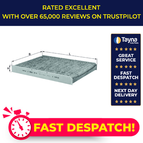 Pollen cabin filter - filter, fits