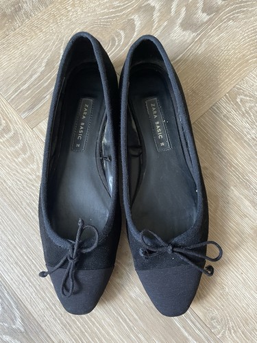 Zara ballet flats almond tow - ballet,