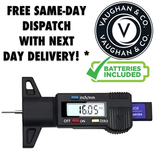Digital tyre depth gauge - gauge, tread