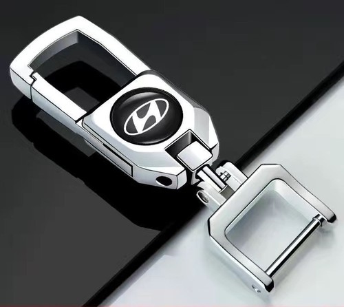 Hyundai logo key chain - hyundai,