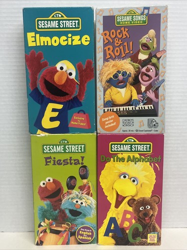 Lot sesame street vhs - of,