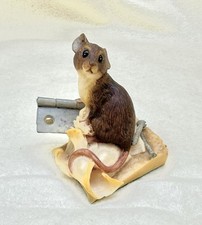 “Mouse with Hinge and Screws” figurine Aynsley Master Craft vintage 1985 