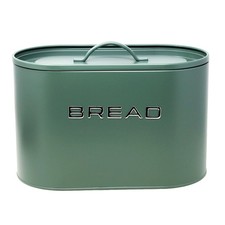 Bread Bin Sage Green Metal