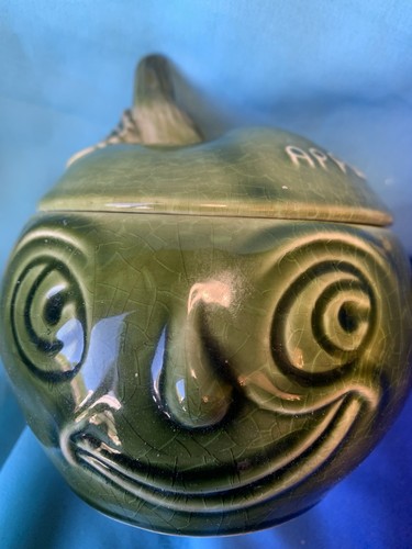 Vintage sylvac face pot - pot, apple