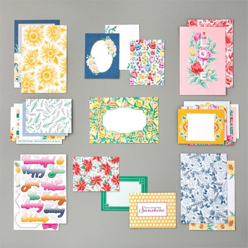 Stampin flowers for every - up,