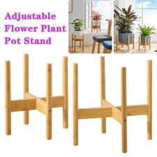 Adjustable Bamboo Plant Shelf