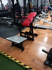 Commercial Gym Equipment; plate loaded hip thrust/glute machine