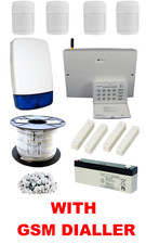 Texecom Veritas R8 LED Wired Burglar Alarm Kit, 4 PIRs with GSM SMS Dialler