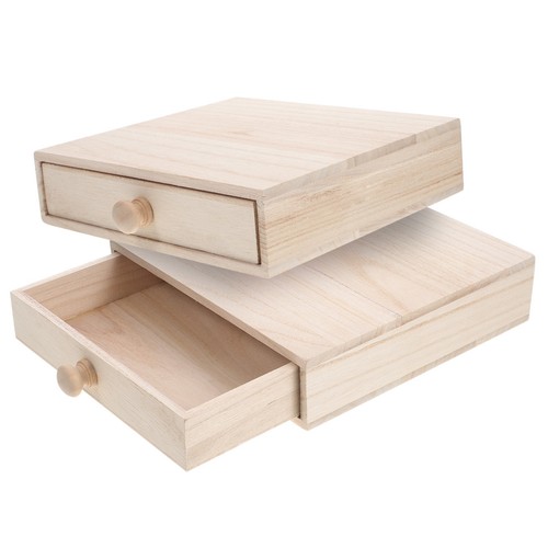 Wooden box unfinished - box,