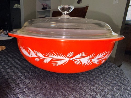 Vintage pyrex holiday pine - pyrex,, (pine