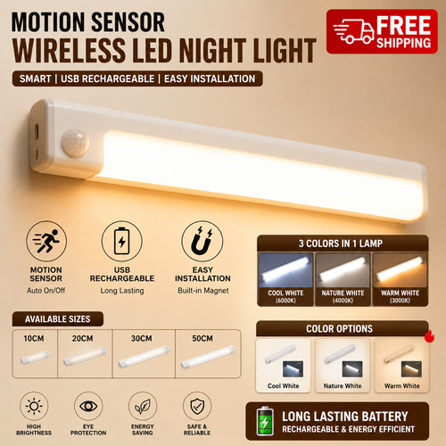 Motion sensor led - motion, night