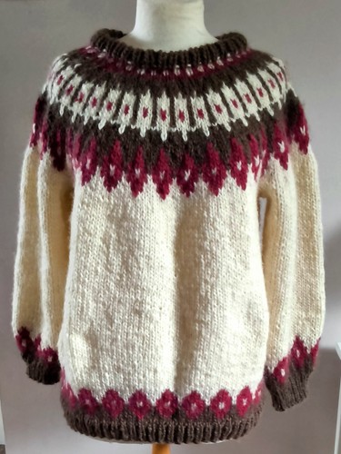 Icelandic lopi wool crew neck - crew,