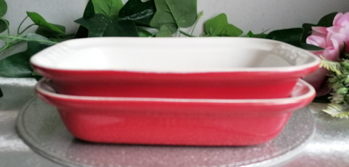 Pyrex ceramic rectangular 22cm - ceramic,