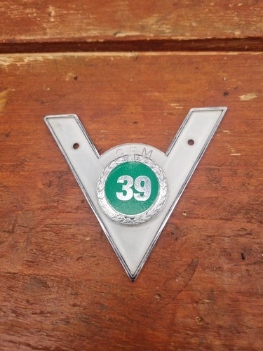 Vintage veteran motorist badge - vintage,