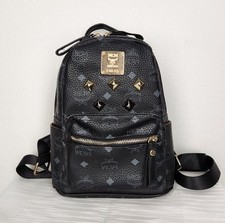 mcm mini backpack womans black