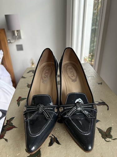 Tods navy blue - navy, patent