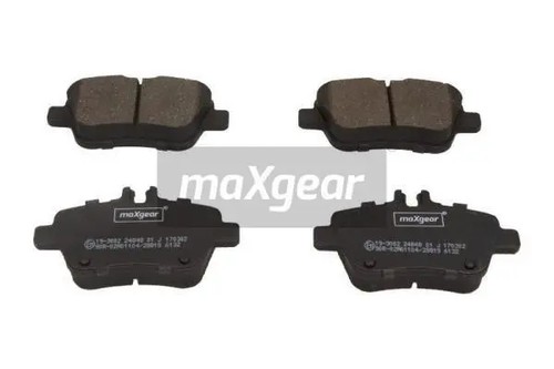 Rear brake pad set disc - rear,