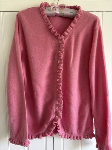 Brora pink cashmere cardigan - brora,