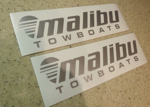 Malibu vintage tow boat - malibu, decals