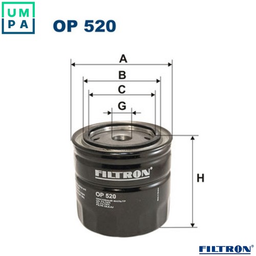 Oil filter 520 for - filter, op