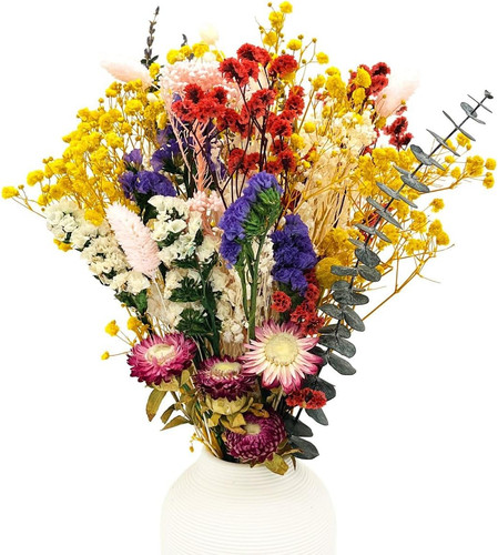 Dried flowers bouquet natural - bouquet,