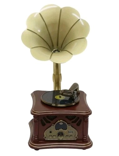 Mini wooden imitate phonograph - mini,