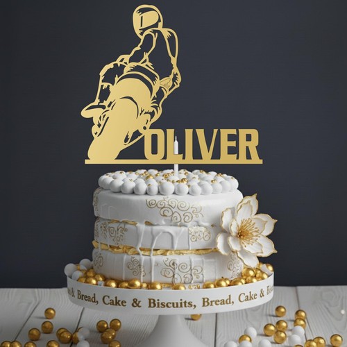 Motorbike cake topper - motorbike,