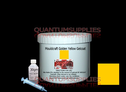 Golden yellow gelcoat - yellow, kit