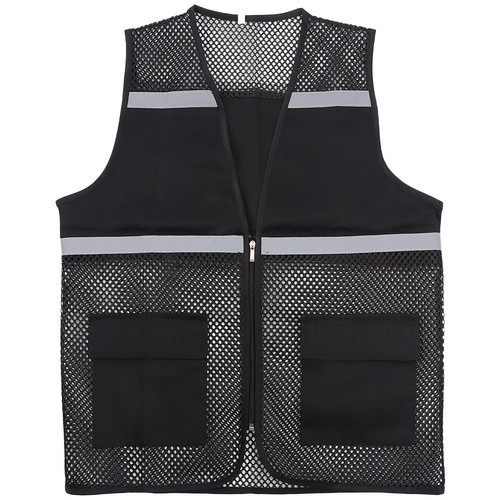 Black safety vest with - vest,