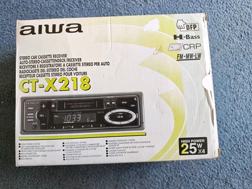 Aiwa x218 radio cassette - aiwa,