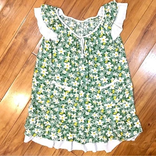 Floral girl nighgown pajamas