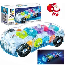 Autism Calming Sensory LED Light Car Toy with Music Special Needs Children Gift