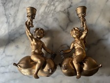 Vintage Crosa Pair of Gilt
