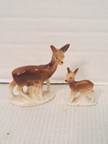 Vintage porcelain deer - vintage,