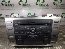 2008 MAZDA RADIO 6 CD PLAYER 6 DISC AUDIO RADIO  MP3 HEAD UNIT GS1E669RXA