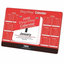 2026 DAY TO DAY TEAR OFF BLOCK CALENDAR DESK TOP STAND UP - DAILY QUOTES & FACTS