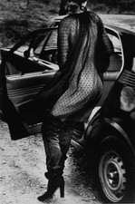 VTG Helmut Newton Print Fashion Model Italy Photogravure Photo 1977 Mat 15x20