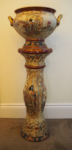 Stunning large satsuma geisha - large,