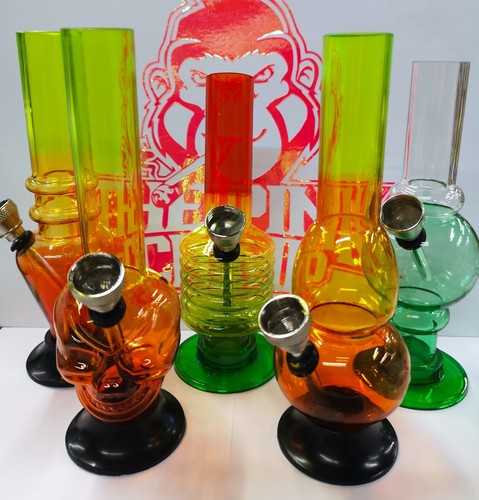 Rainbow small bong - rainbow, acrylic