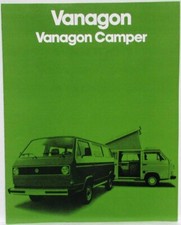 1980 Volkswagen VW Vanagon and