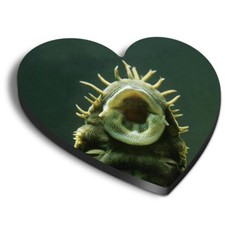 1x Heart Fridge MDF Magnet