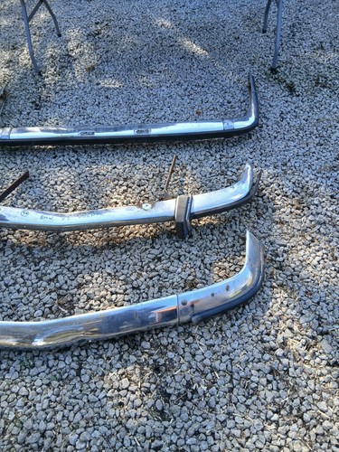Original chrome front - &, rear
