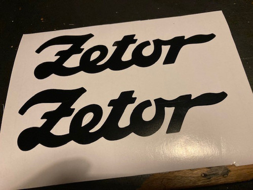 Zetor tractor decals stickers - zetor,