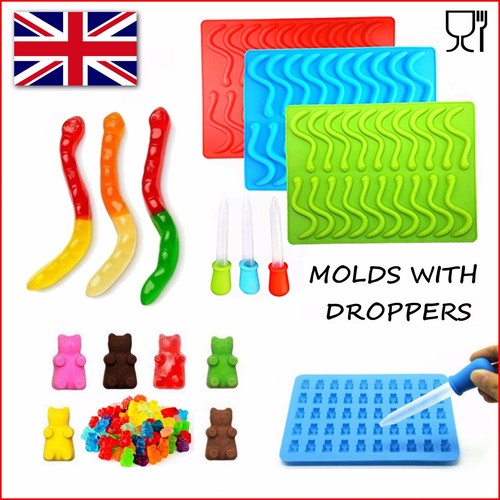 Snakes worms and gummy - and, bears