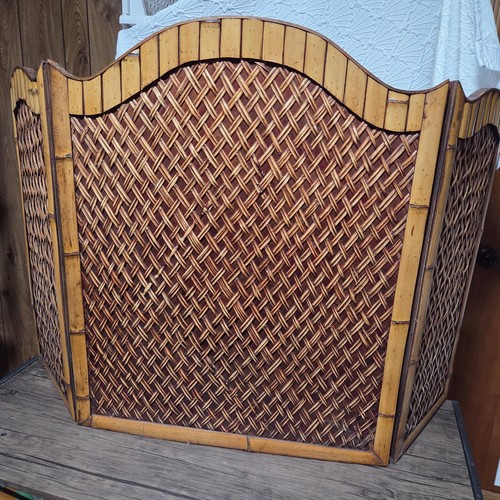Vintage 70s bamboo rattan - 70s,