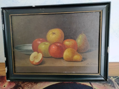 Original antique painting - antique,