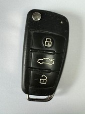GENUINE AUDI 3 BUTTON REMOTE FLIP KEY FOB A3 S3 TT ETC TESTED 8V0837220 !