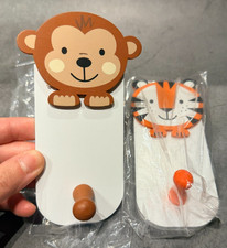 Set of 2 Kids Wooden Animal