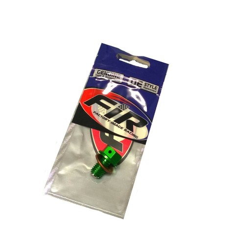 Magnetic oil drain - drain, green