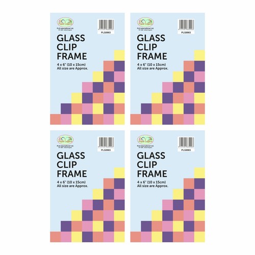 Frameless clip frame - 4",